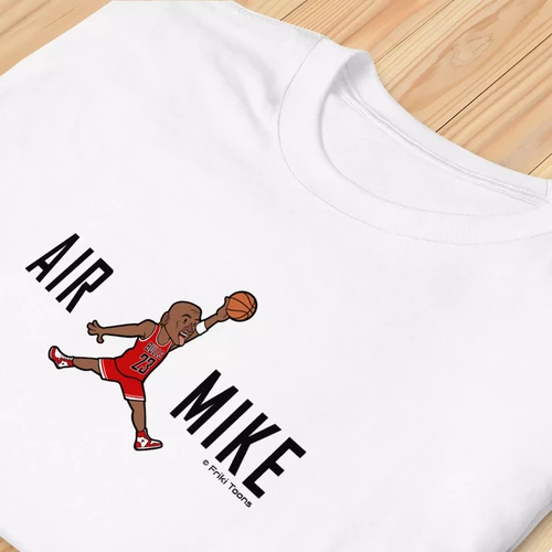 NBA Air Jordan cartoon caricature T Shirt - Friki Toons