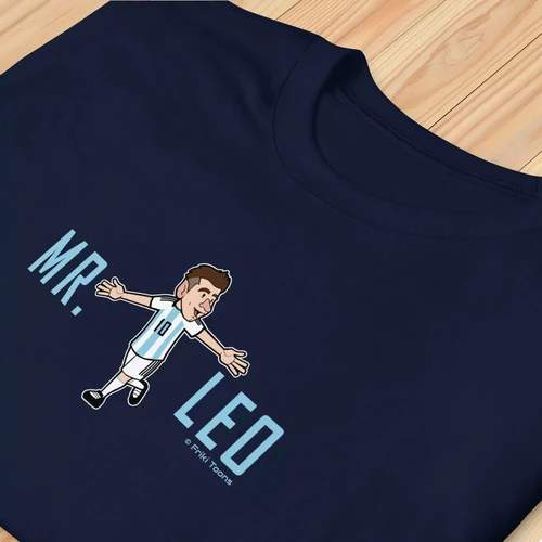 Leo Messi Argentina cartoon caricature T Shirt - Friki Toons